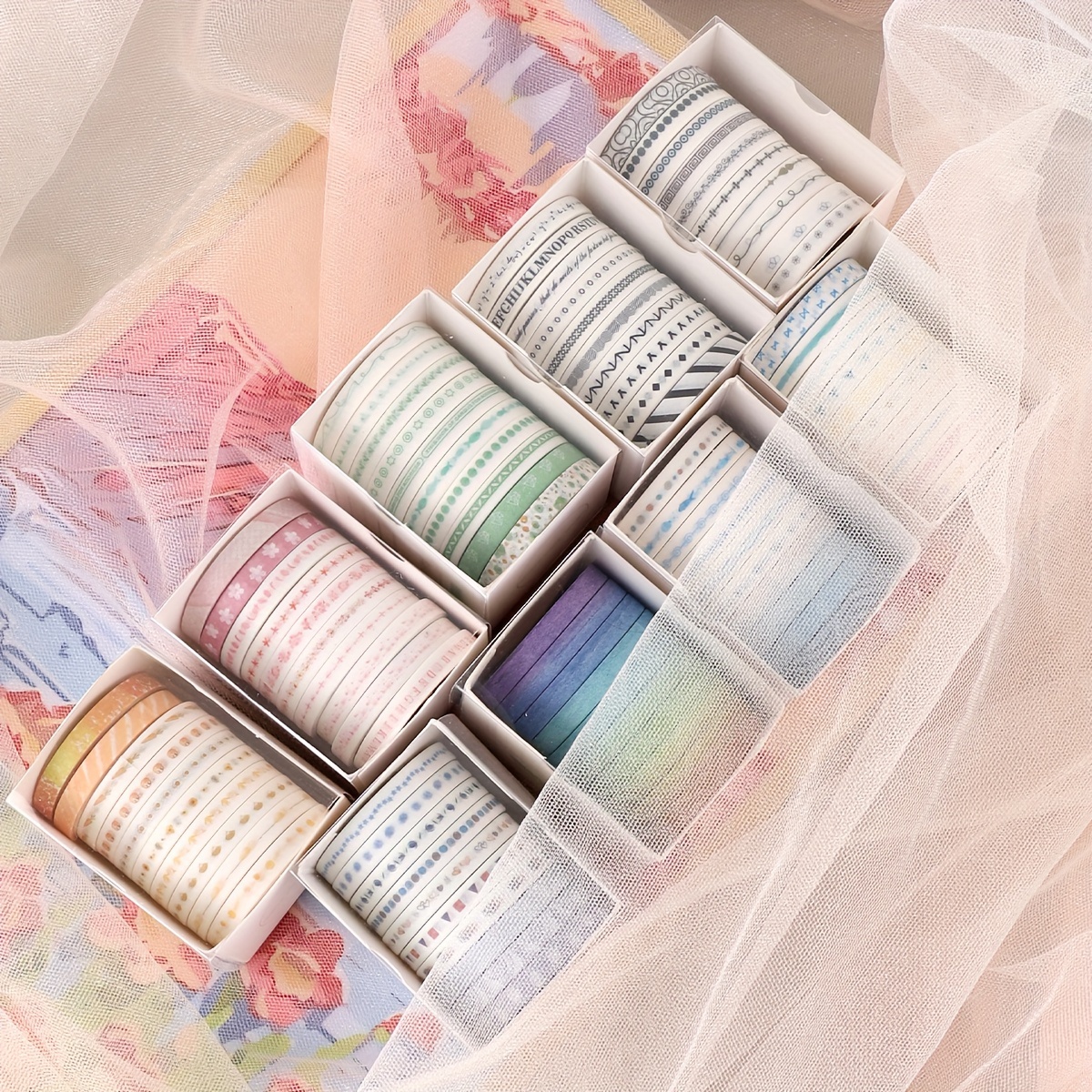 Fine Journal Washi Tape For Crafts Gift Wrapping - Temu