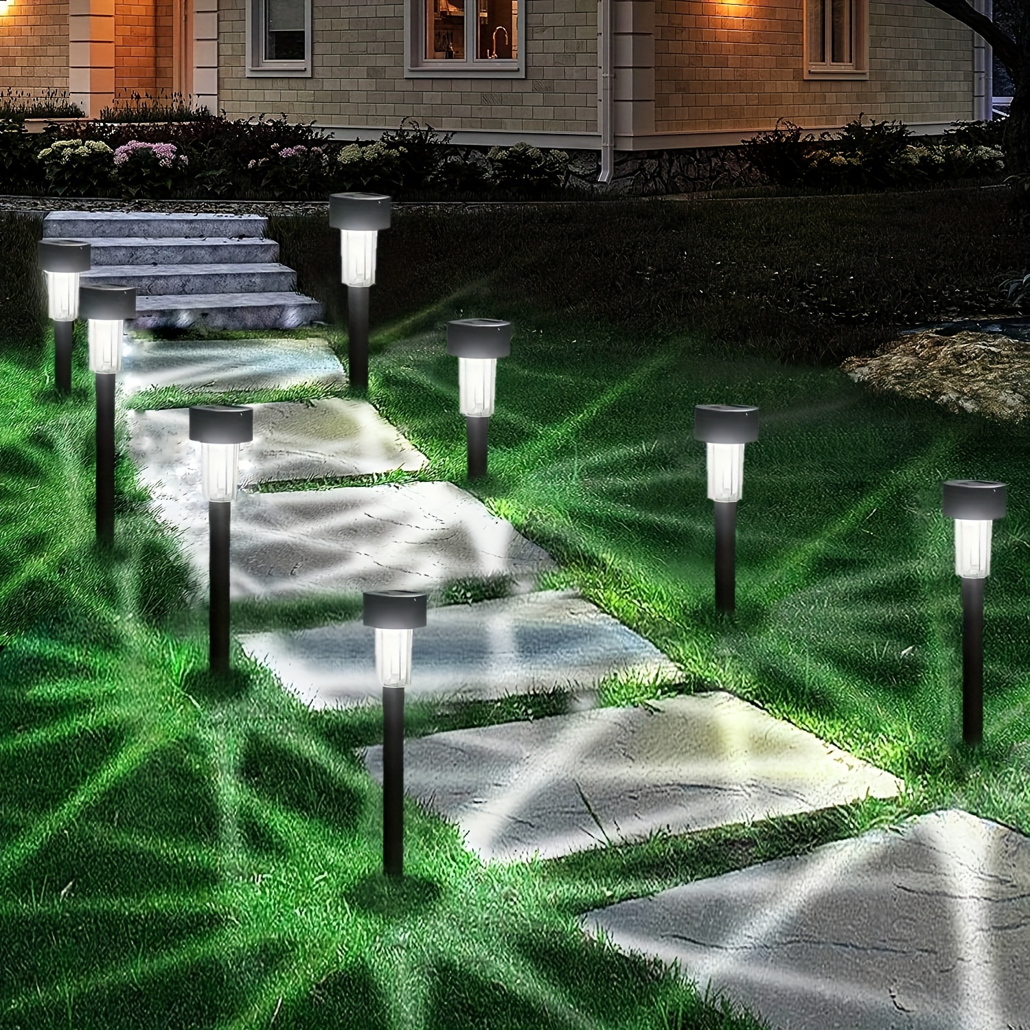 Éclairage allées LED pour allées et chemins de jardin