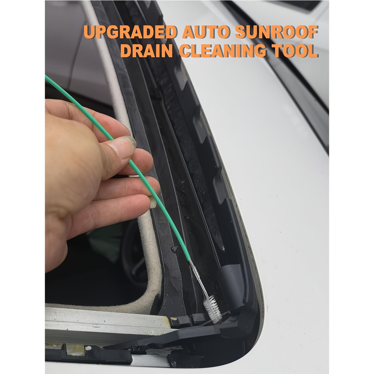 Auto Sunroof Drain Cleaning Tool Flexible Drain Brush Long - Temu