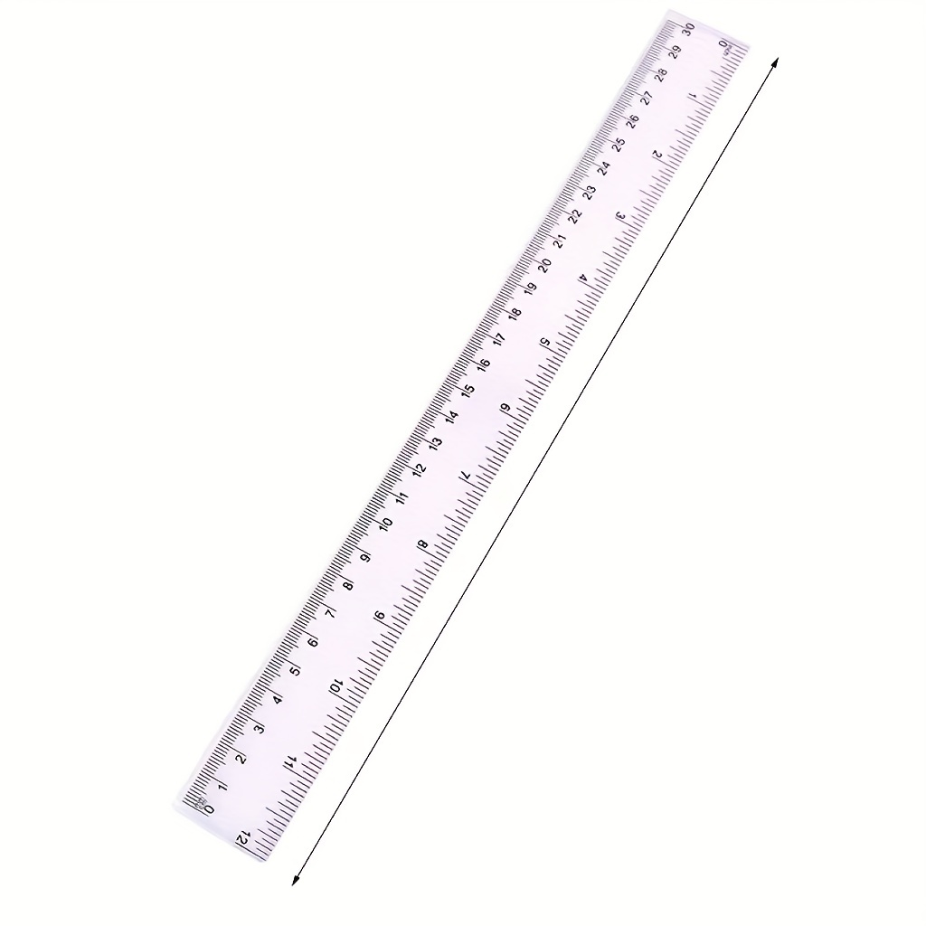 Ruler 6 inch Clear Plastic