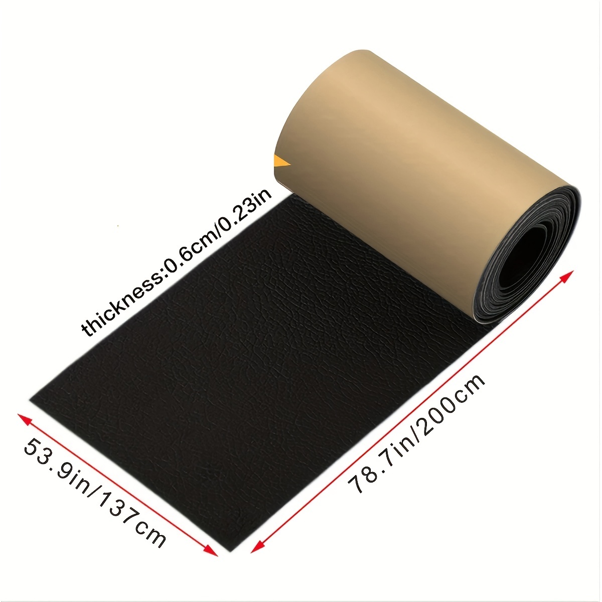 Pu Synthetic Leather Salf adhesive Tape Cuttable Pad Kit - Temu