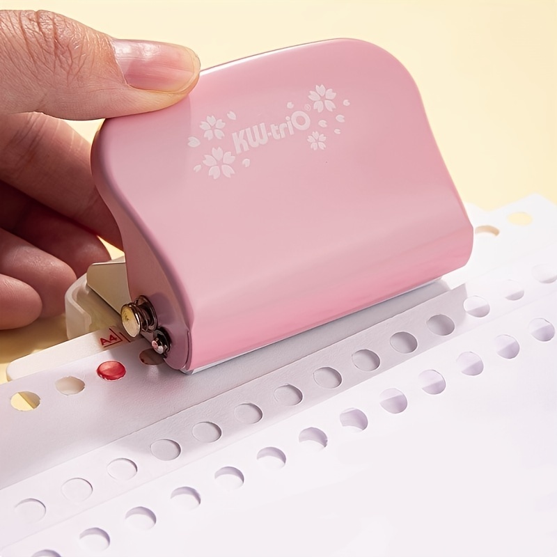 DOITOOL Mini Hole Punch Hole Puncher Single Manual Paper Punch Loose Leaf  Puncher Binding Machine Craft Punches Paper Holes Puncher Small Punch Small