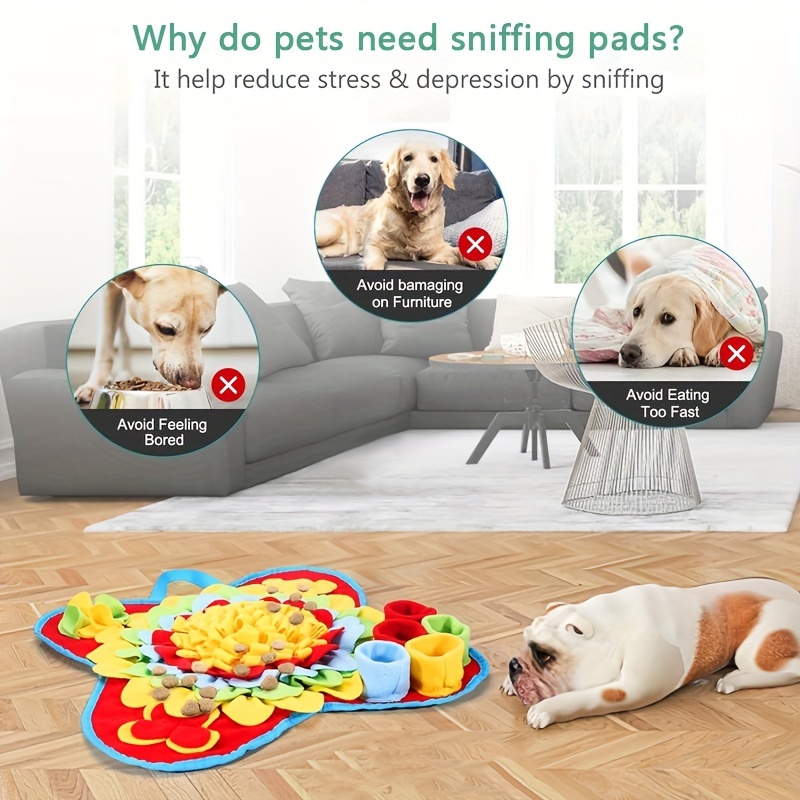 Snuffle Mat for Dogs, Interactive Dog Puzzle Toys, Sniffing