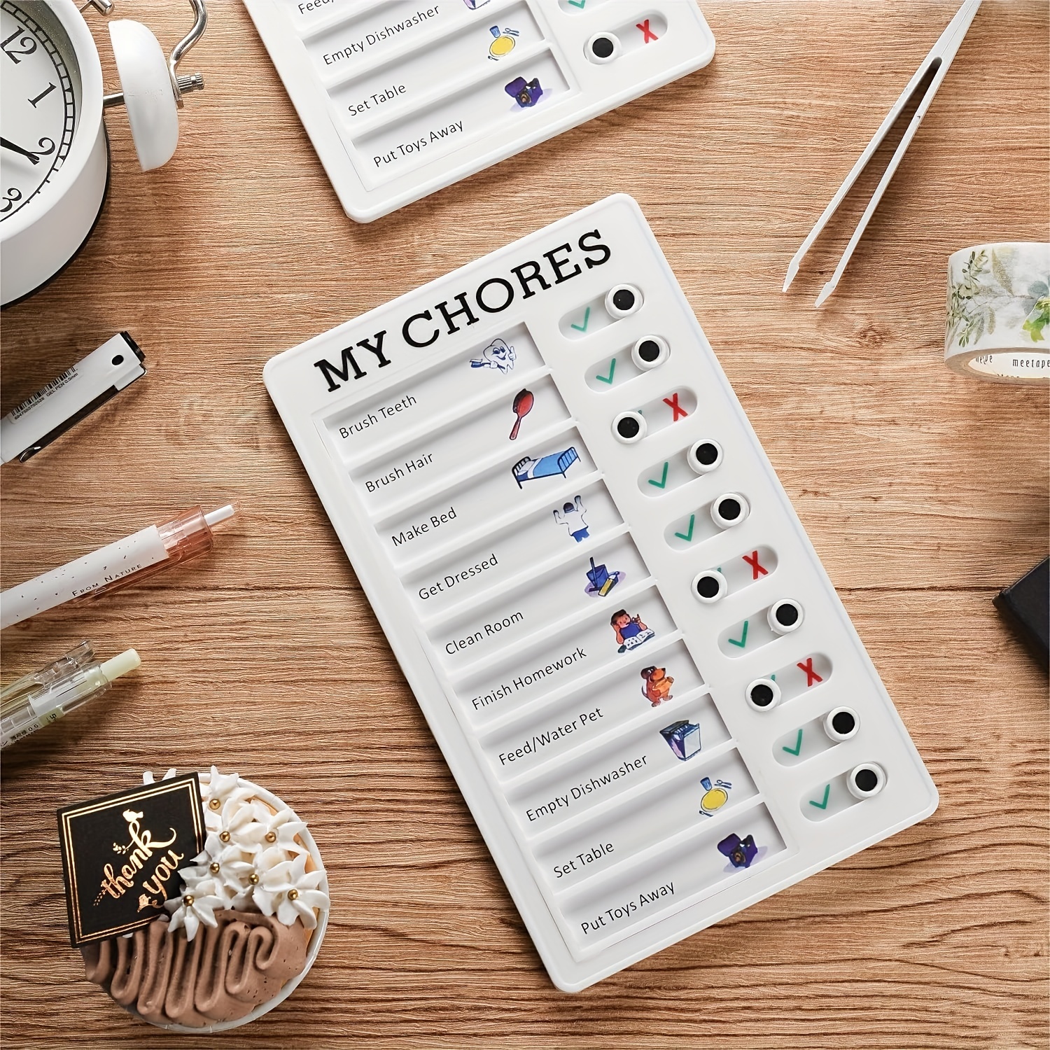 Daily to-Do List Board, Memo Checklist Board, My Chore Chart for Kids –  ANSHEZ