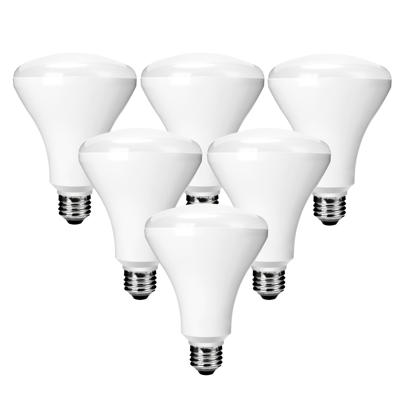 Bombilla LED T10, intensidad regulable, 6 W, luz blanca suave de 3000 K,  equivalente a bombilla incandescente de 60 W, blanco suave de 3000 K,  cristal transparente, bombilla de base E26, para
