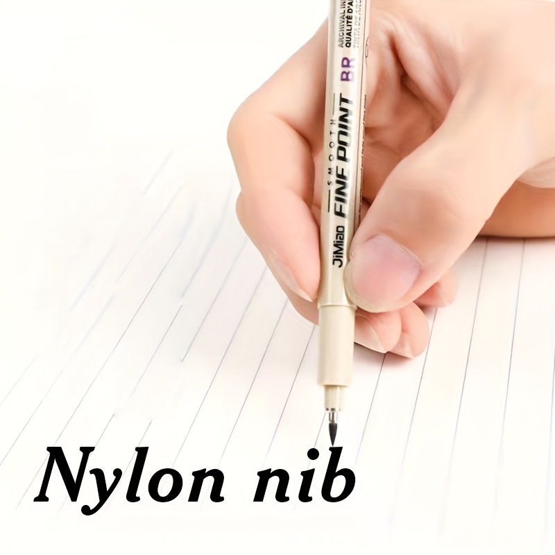 8pcs Micron Fine Liner Pens Stylos À Encre Noire Archival - Temu Canada