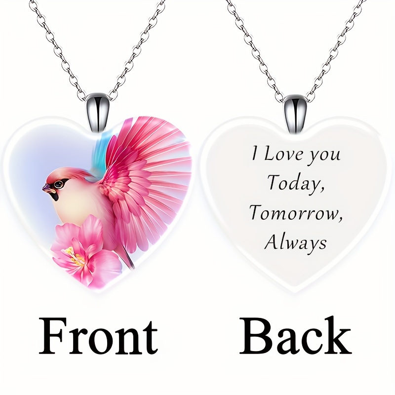 New Trendy Alloy Cute Elegant I Love You Red Black White Heart