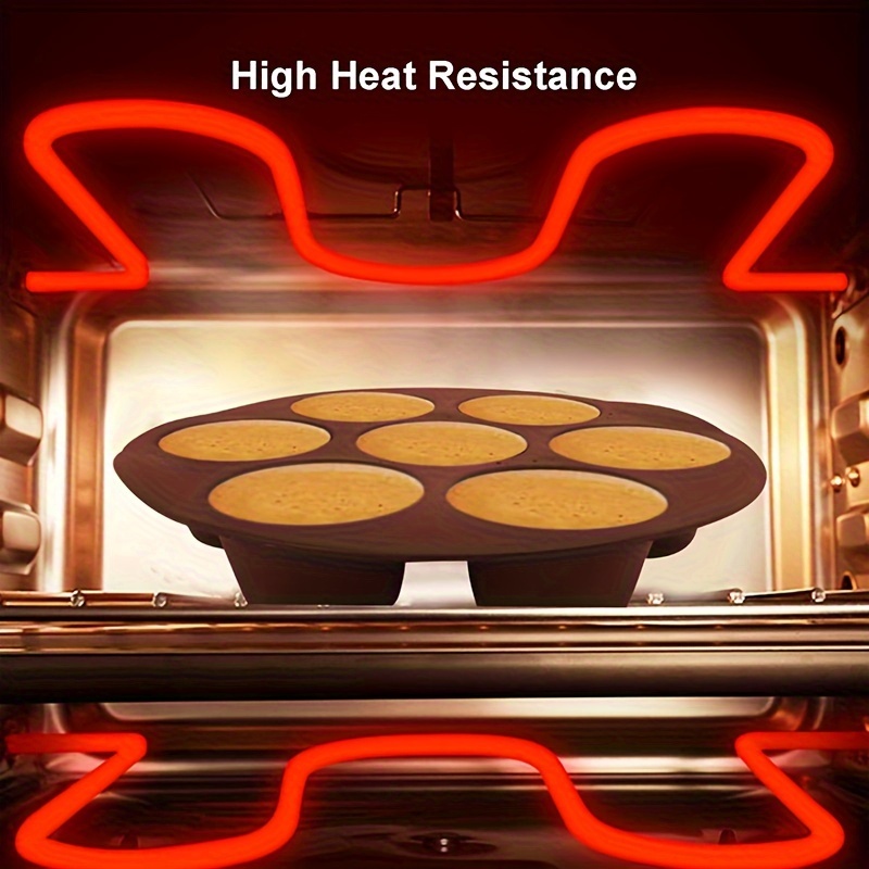 Muffin Pan Cupcake Tray 7 hole Cake Mold Air Fryer Silicone - Temu