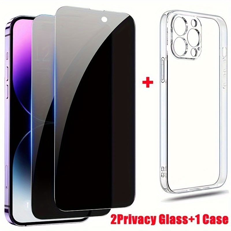 2 Pack iPhone 13 Mini Protectores de pantalla de privacidad