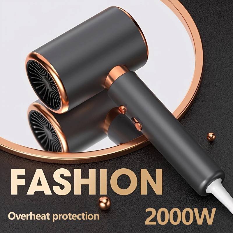 

Senbowe Eu Plug 2000w High Power Blue Light Strong Hair Dryer, Overheating Protection, High Speed Movement Dc Strong Motor Constant Temperature Heating Wire Overheat Protection