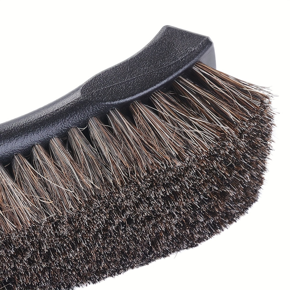 Premium Car Wash Brush Genuine Horsehair Wooden Brush - Temu
