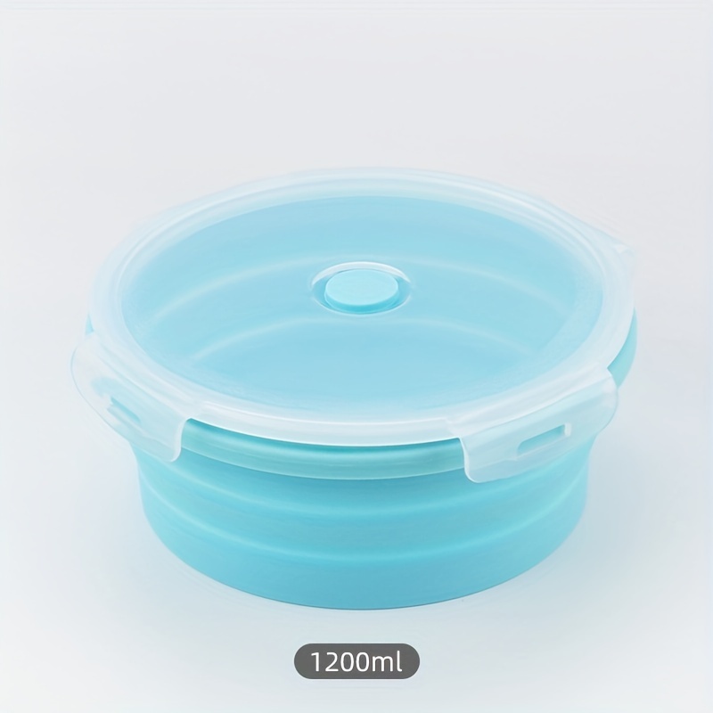 Blue Silicone Lunch Box, For Office