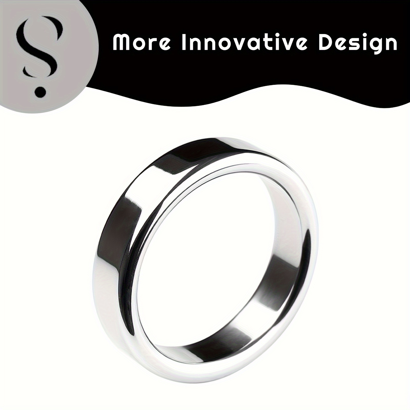 stainless steel luminous cock ring glans