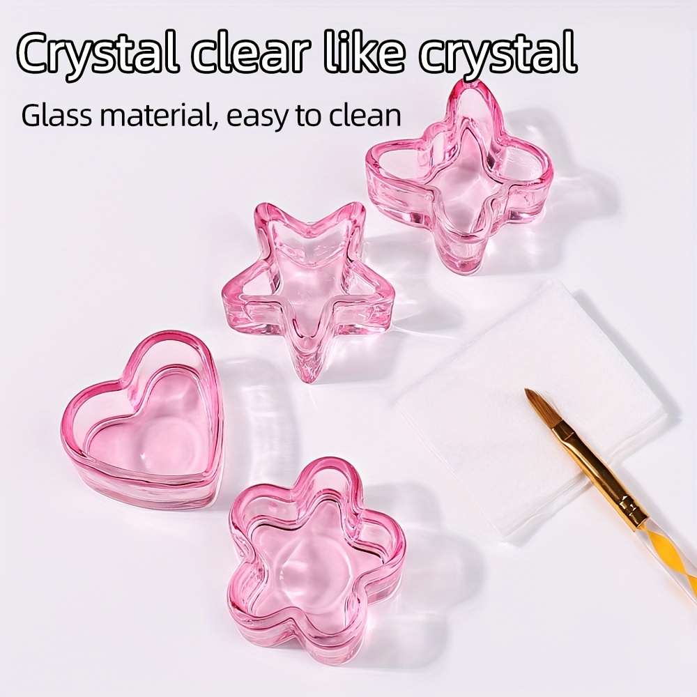 Nail Art Glass Cup Holder Manicure Special Liquid Mixing Cup - Temu