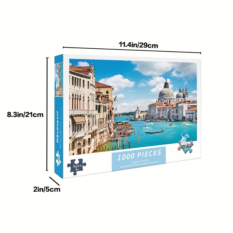 Venice Jigsaw Puzzle Toys Christmas And Halloween Gifts - Temu