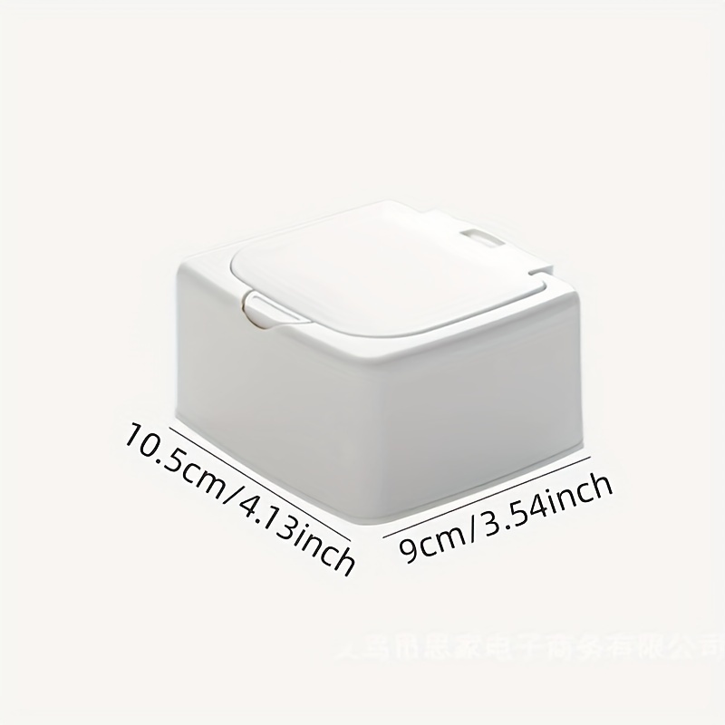 Mini Plastic Storage Box With Lid Dustproof Pop Up Stationery Object Storage