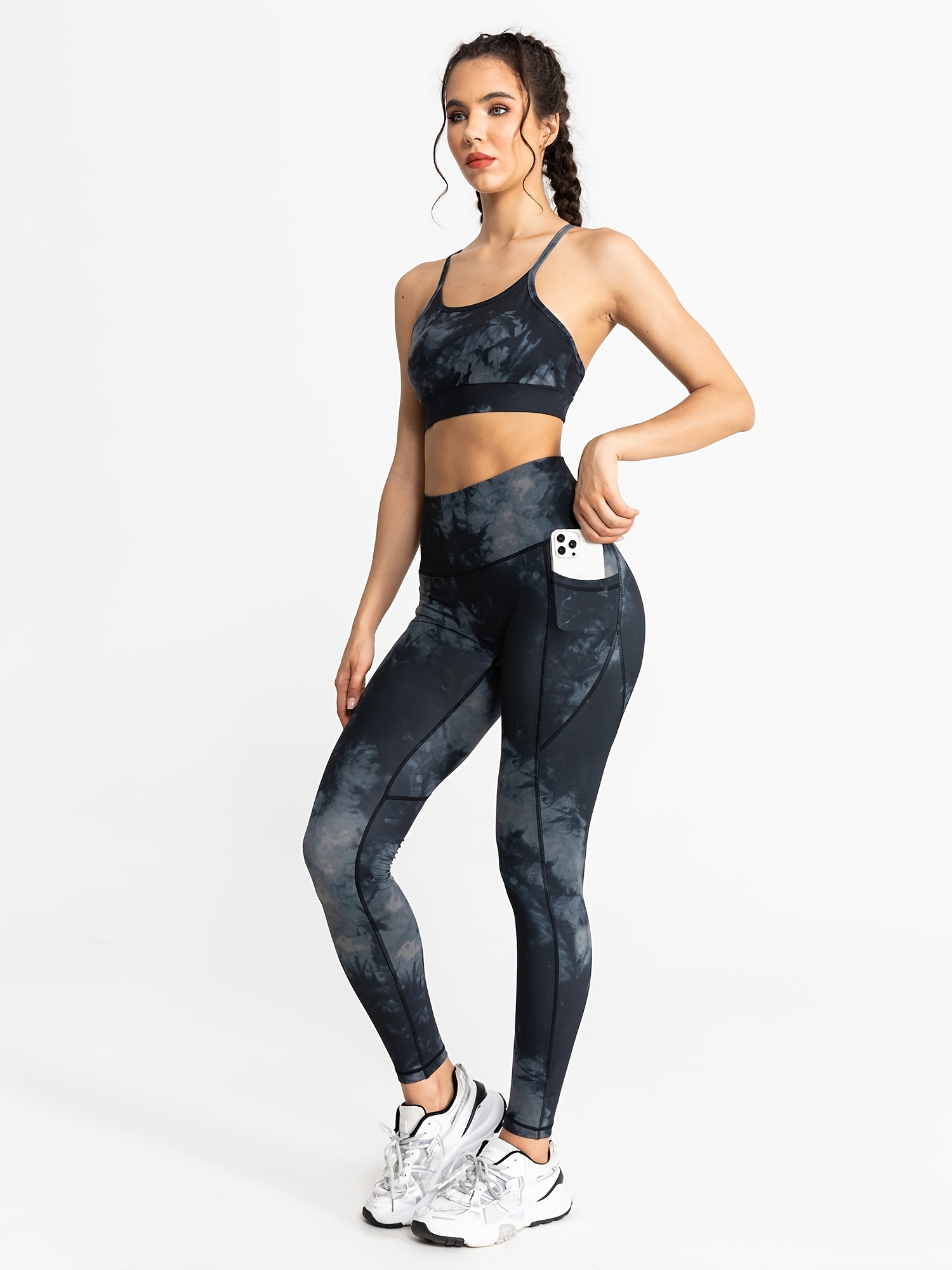 Tie Dye Seamless Workout Butt Lifting Sports Leggings High - Temu