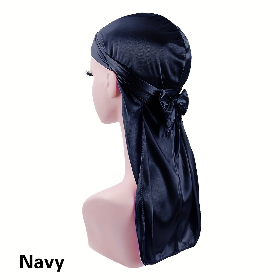  Silky Satin Durags for Men (Black) : Clothing, Shoes & Jewelry