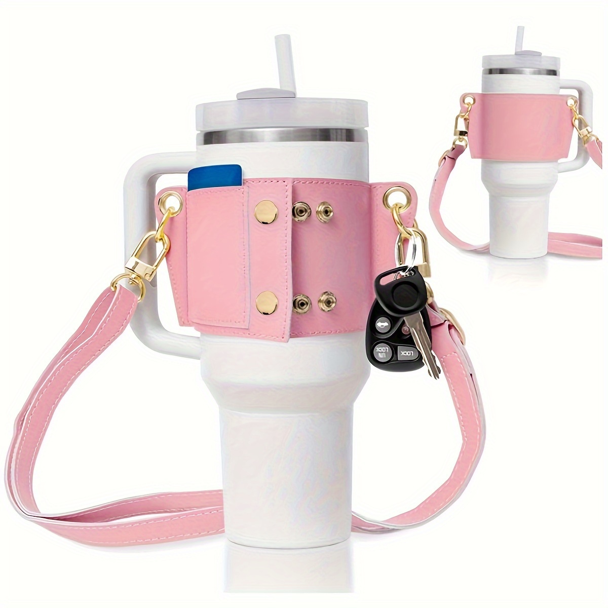 Silicone Water Bottle Grip Carrier Holder Hand Strap for Walking Outdoor Cup  - China Drink Bottle Carrier and Bottle Band price