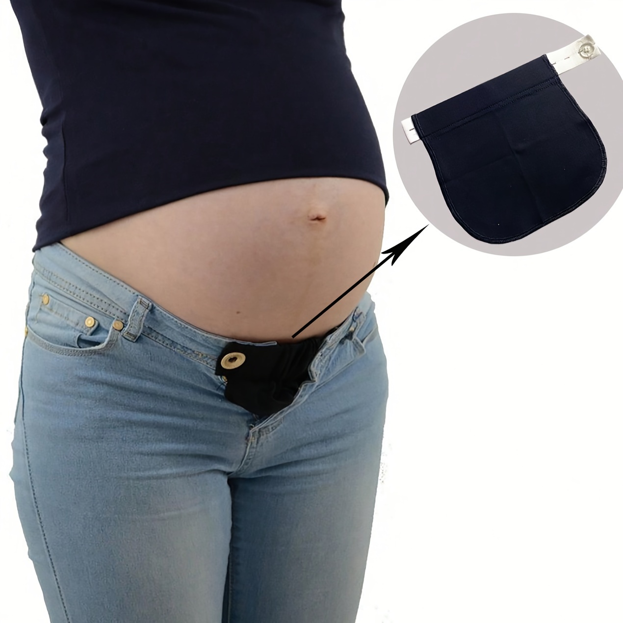 3x Alargador de cinturo para Embarazadas Cinturón de Embarazo Extensión de  cinturo Ajustable para Mujeres de tres Yinane Extensores de Cintura