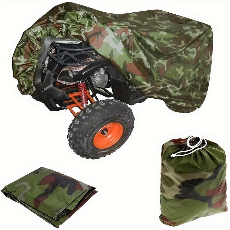 Waterproof Outdoor ATV Cover Heavy Duty Windproof Car Quad Covers  Protection 4 Wheeler Covers For ATV Accessories