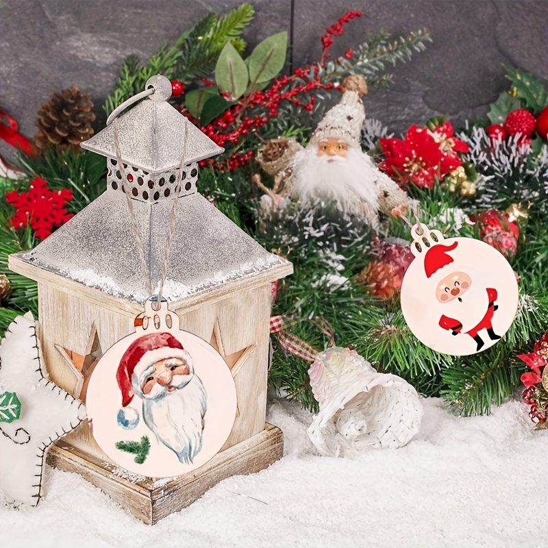 VENTDOUCE Cercle vierge en acrylique  Disque 2 mm d'épaisseur, décorations  Noël, vierges avec trou pour porte-clés et projets d'artisanat à suspendre  : : Cuisine et Maison