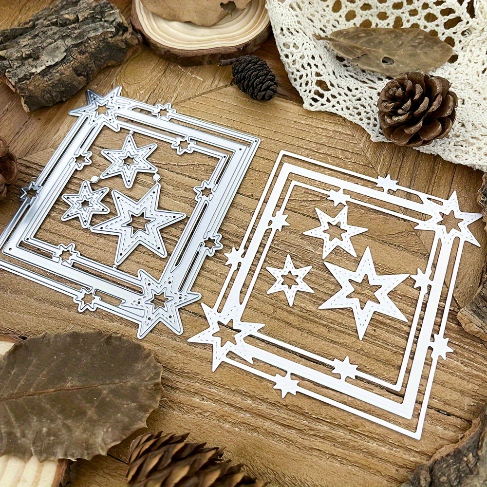 House Border Halcut Diy Nesting Frame Die Cuts Card Making - Temu