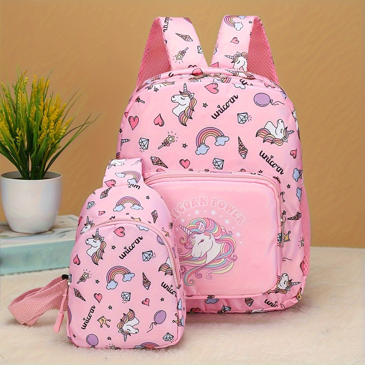 Fashion Sky Star Design Unicorn Backpack Coloful 3D Printing 4 Pcs Set  Childrens Backpack Schoolbag for boy and girl - AliExpress