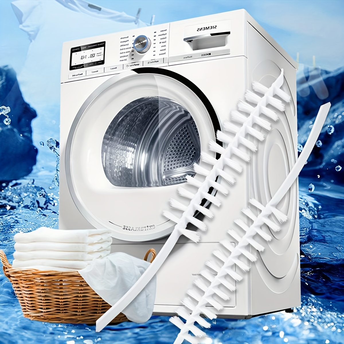 Machine à laver brosse de nettoyage tambour machine à laver brosse de  nettoyage flexible ;