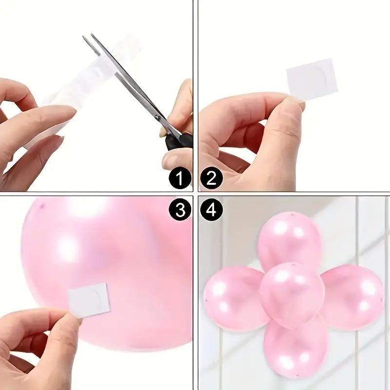 Transparent Balloon Glue, Removable Glue Dots For Balloons Clear