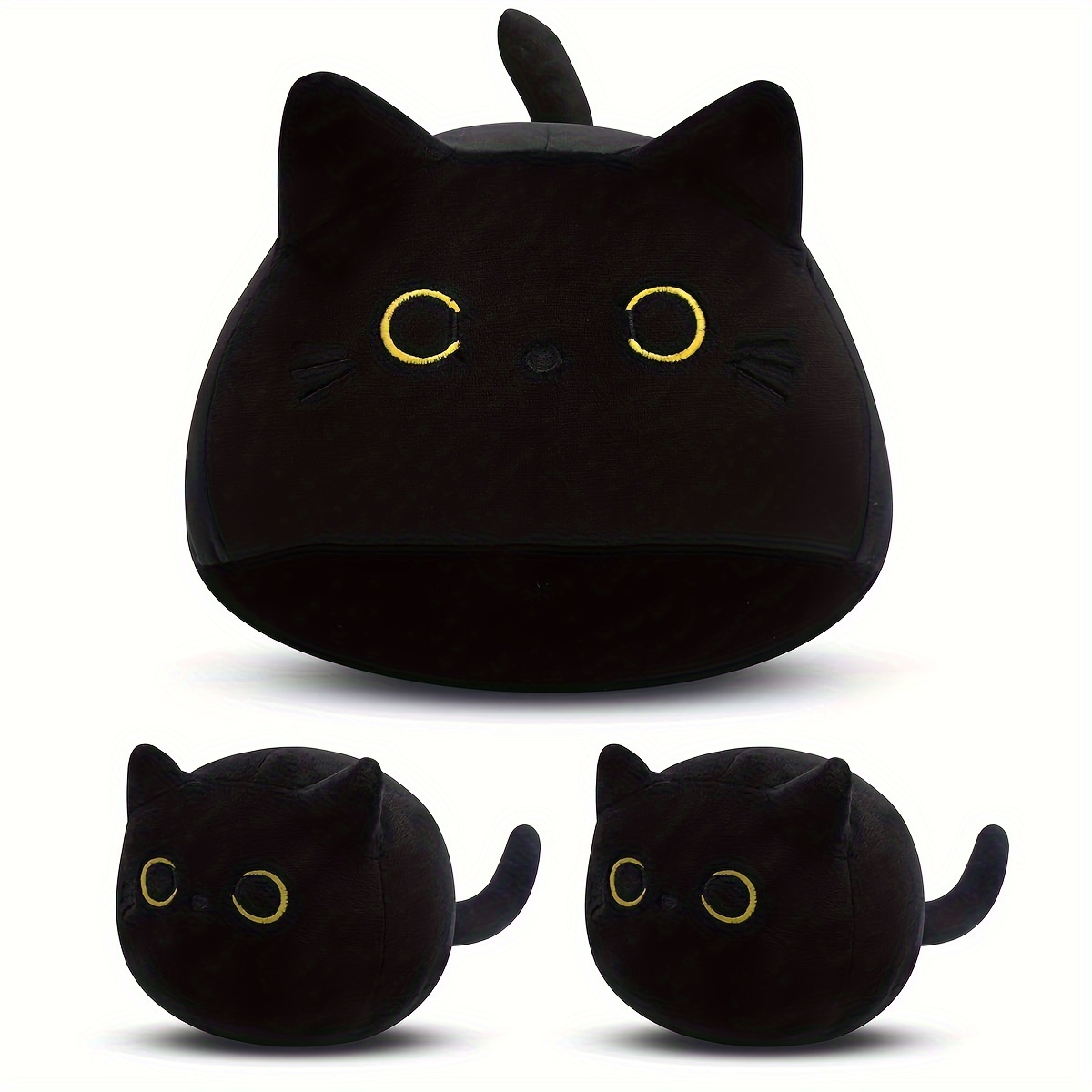 Adorable Plush Black Cat Stuffed Toy - Perfect Birthday Gift For Kids ...
