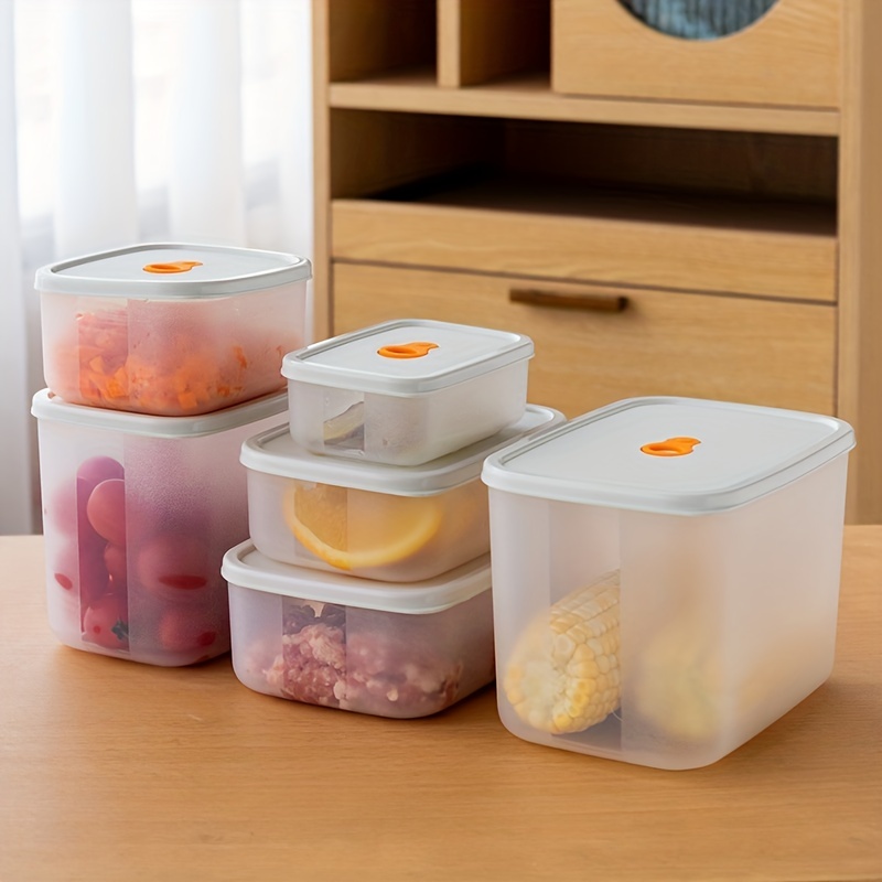Bacon Saver Plastic Deli Meat Saver With Lid Airtight Cold Cut Cheese  Container For Freezer Food Freezer Organizer Shallow Low Christmas Cookie  Holder Kitchen Multi Compartment Organizer - Temu