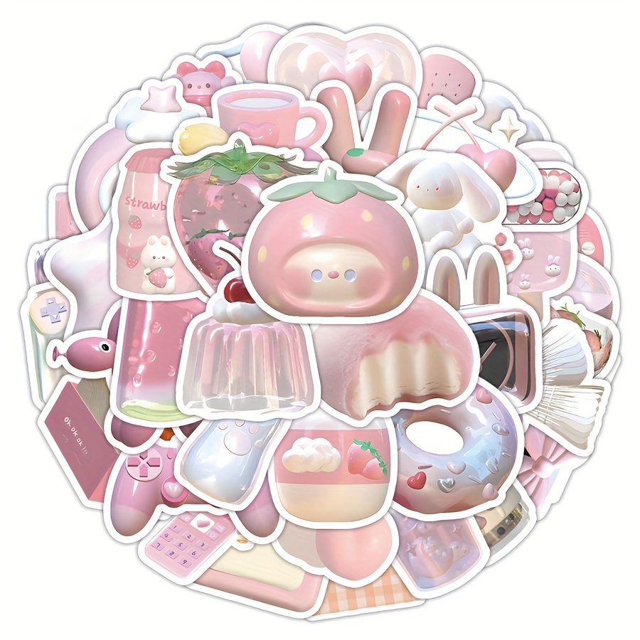 Cute Girl Heart Ins Cartoon Small Objects Journal - Temu