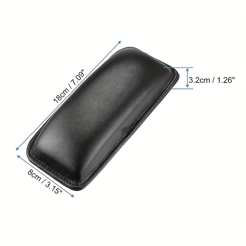 JEYODA Car Armrest Pad, Left Elbow Support, General Leather