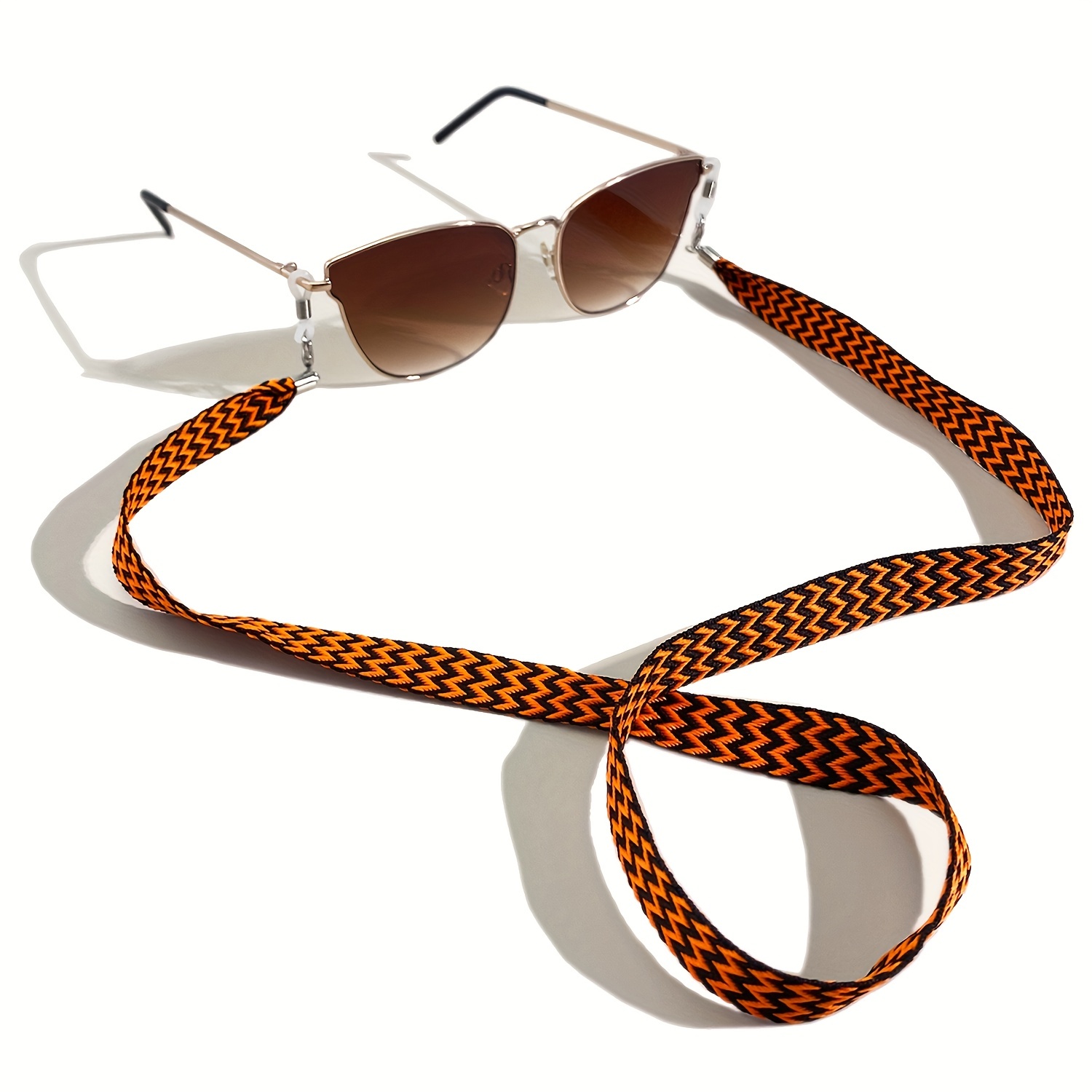 Chevron Glasses Chain Strap Sunglasses Lanyard Anti Slip Face Covering Strap  Retainer Fashion Eyeglasses Accessories - Temu Belgium