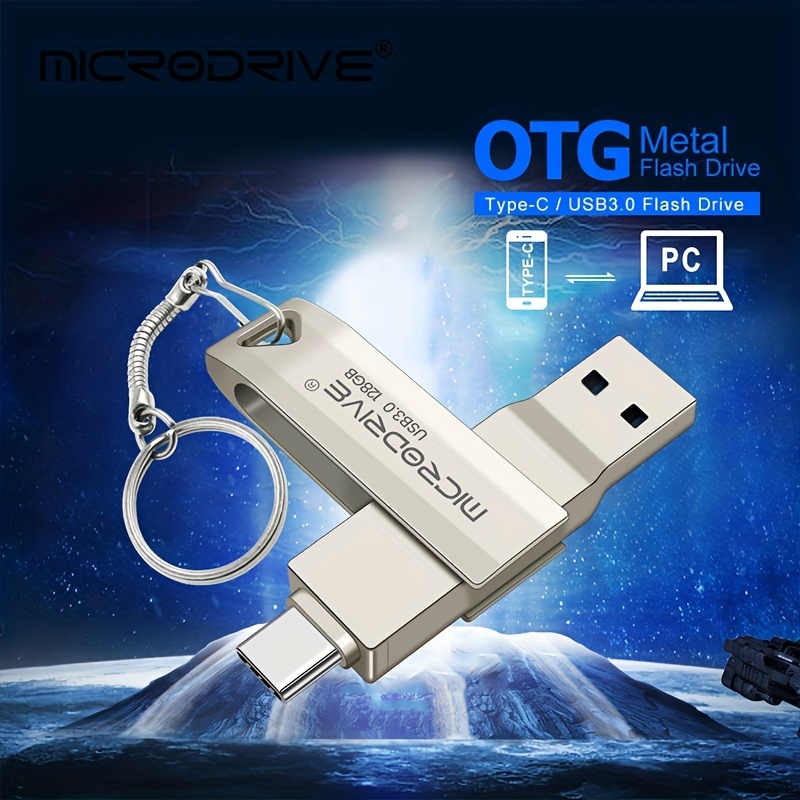 Clé USB C 256 Go 2 En 1 OTG USB 3.0 Clé USB Type-C 128 Go – Clé