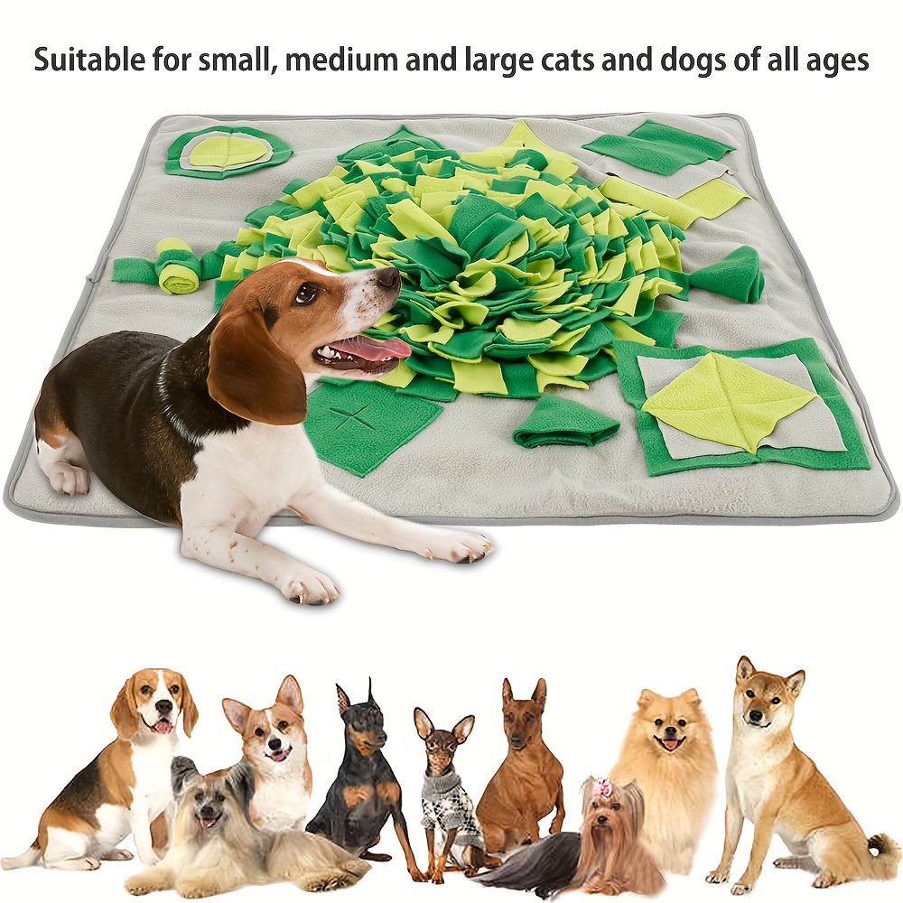 Snuffle Mat for Small Dogs | Paw Shaped with Interactive Sniff Feeding  Training Mat | Non-Slip and Stress Relief for All Breeds | Dog Mats W/Carry