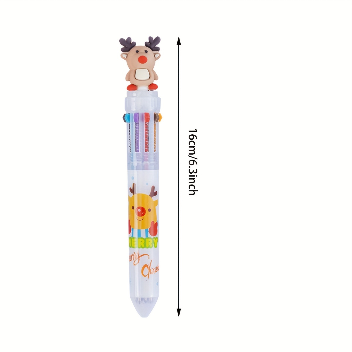 Cute Cartoon 10 Colors Ballpoint Pen Color Pen Painting - Temu