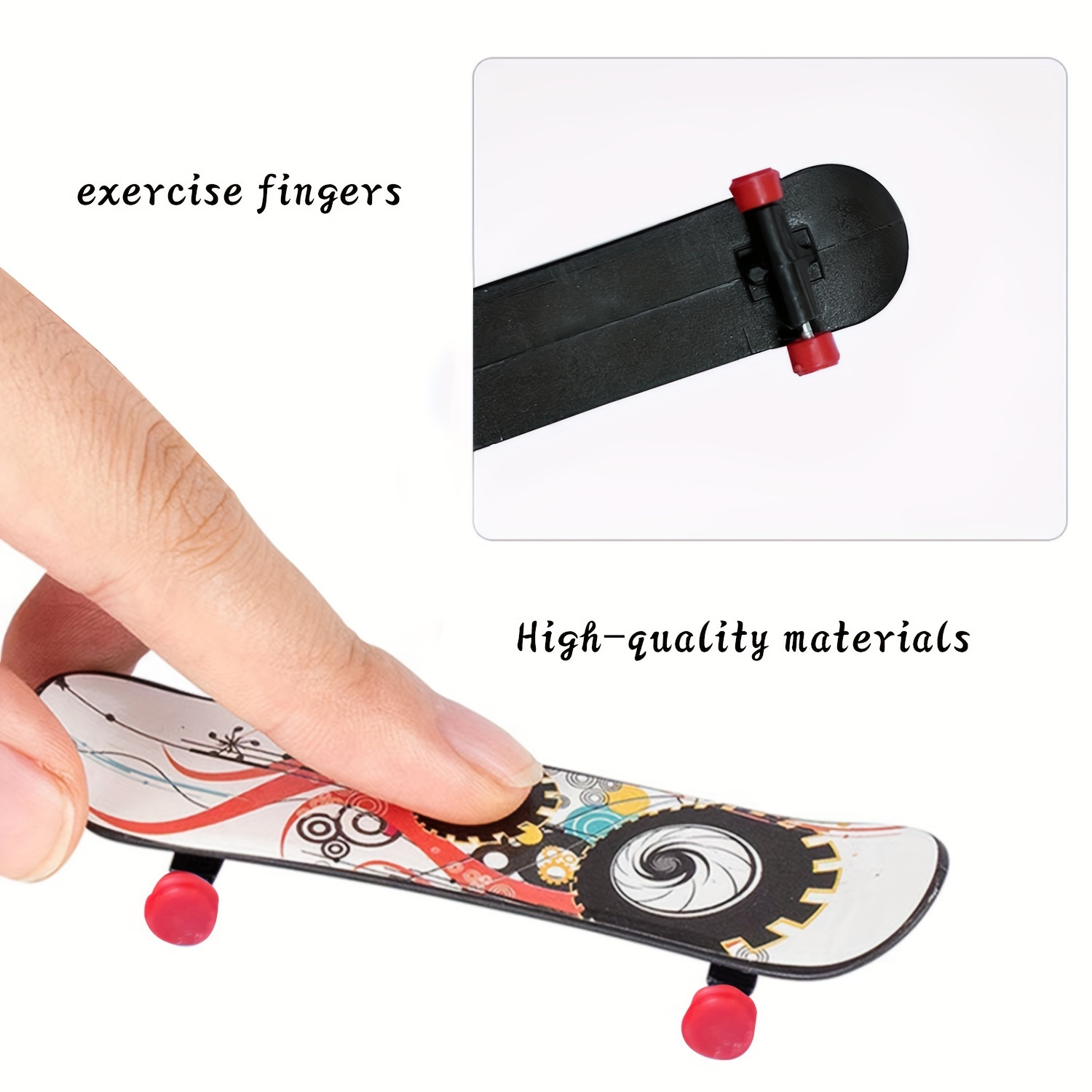 4 Pcs Professional Mini Fingerboards/ Finger Skateboard, Unique