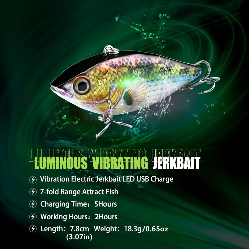 Electronic Vibration Mechanical Jerkbait Vib Fishing Lure - Temu