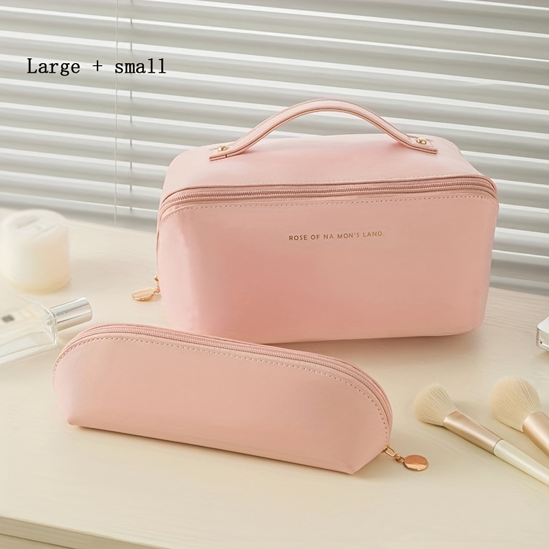 travel makeup clutch bag zipper versatile cosmetic bag portable toiletry wash bag details 6