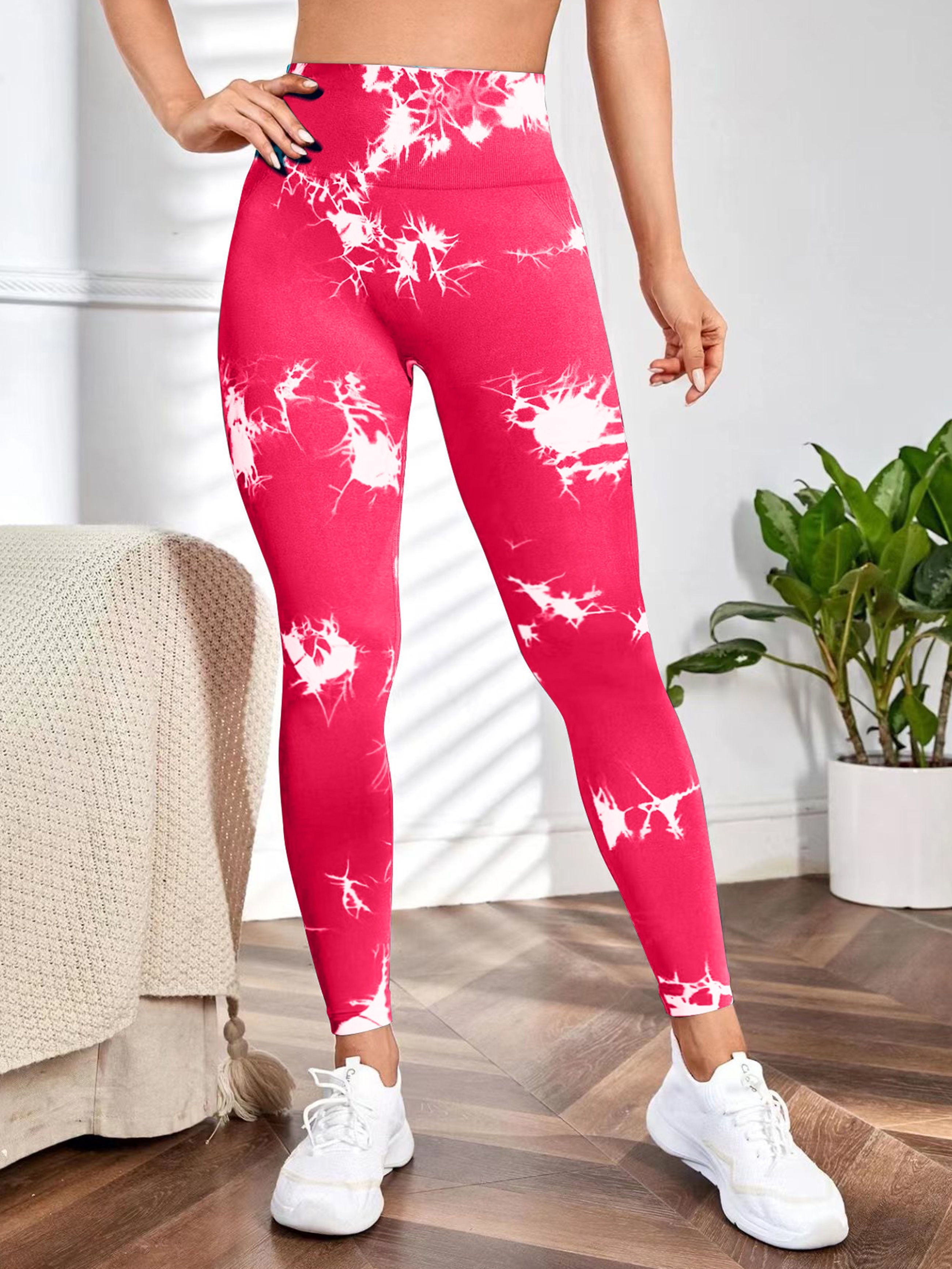 Ice Cream White Pink Chocolate Cherry High Waist Yoga Pants for Women  Sports Leggings 7/8 Length Yoga Pants X-Small, Multicolor, X-Small/11  Inseam : : Clothing, Shoes & Accessories