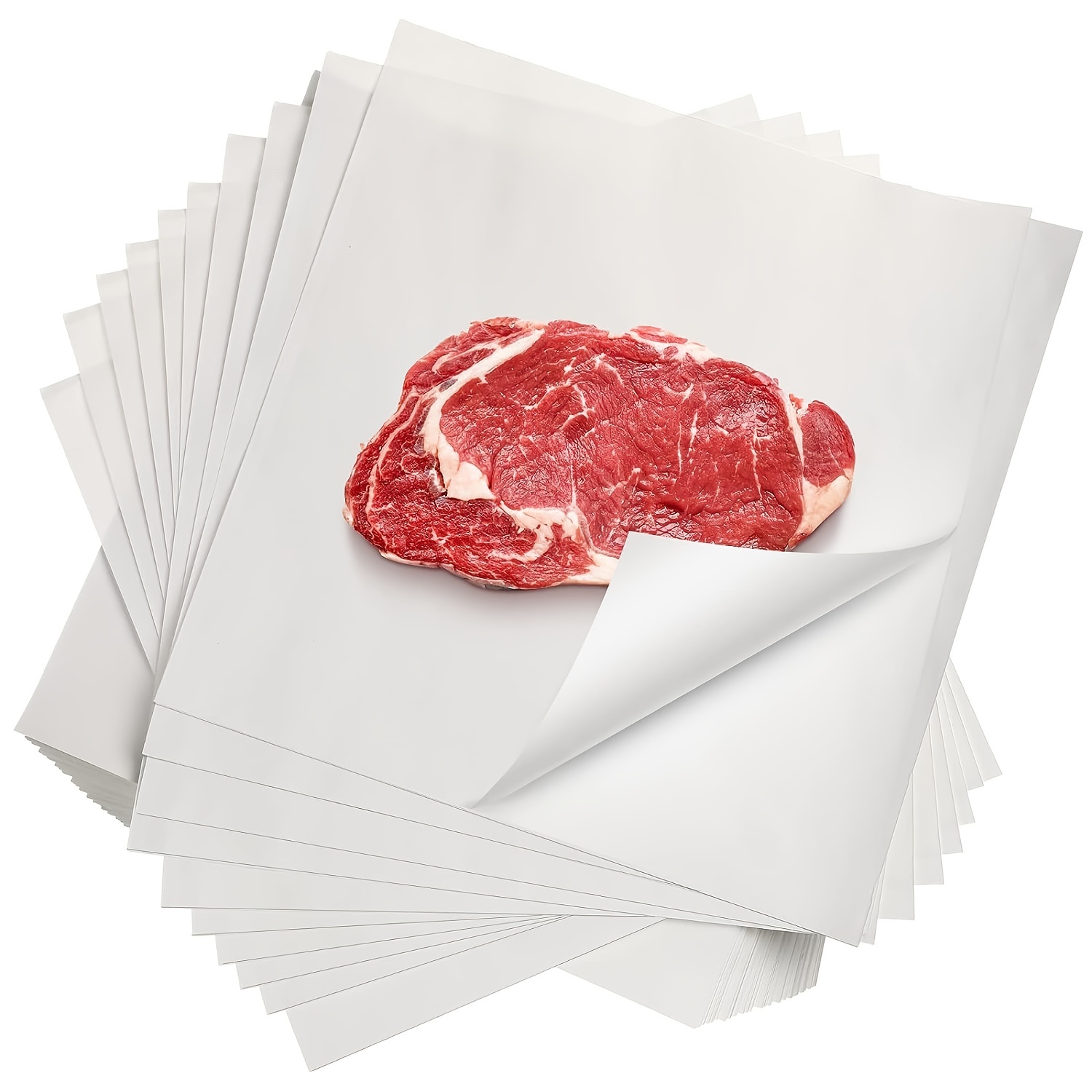 Disposable White Butcher Paper Square Meat Sheet Precut - Temu