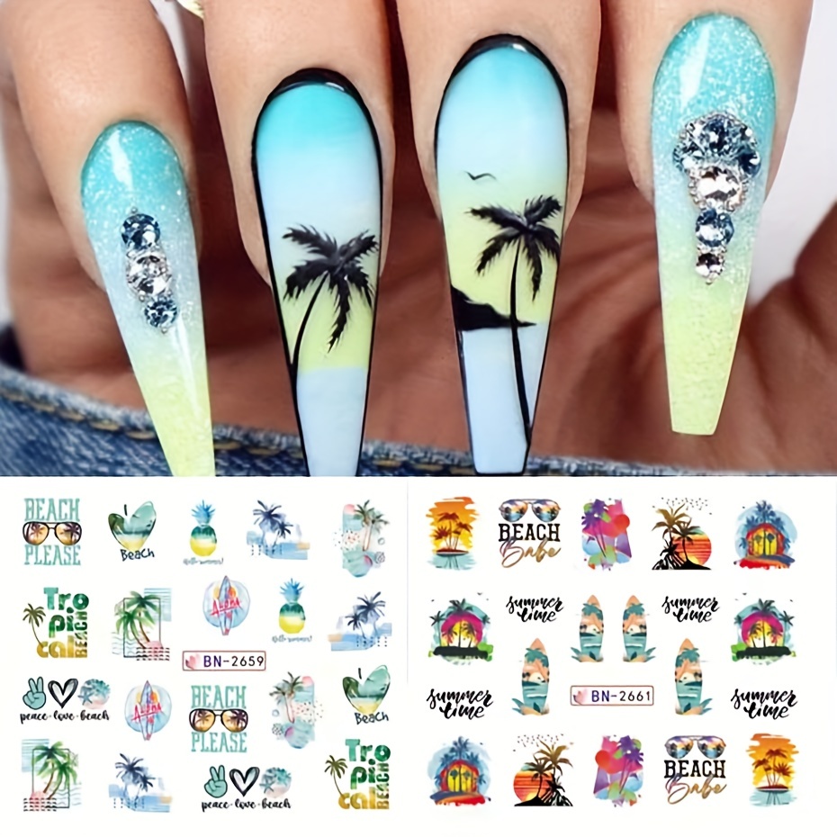 140 Summer Beach Nail Ideas With DIY Tutorials - Guide 2023