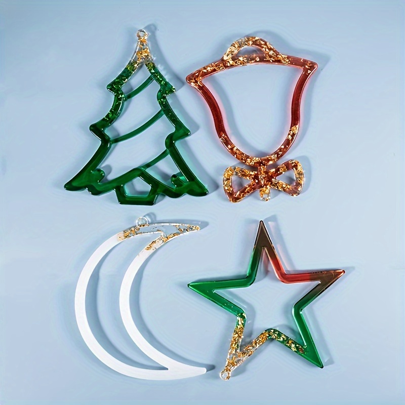 Weihnachtsglocken Silikonform Für Harz – DIY Anhänger, Schmuck & Baumdekoration