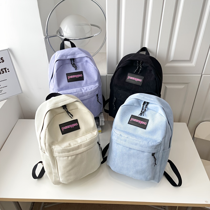 Large Capacity Mutli-pocket Backpack, Cute Duck Pendant Bookbag, Perfect School  Bag For Student Commuting - Temu
