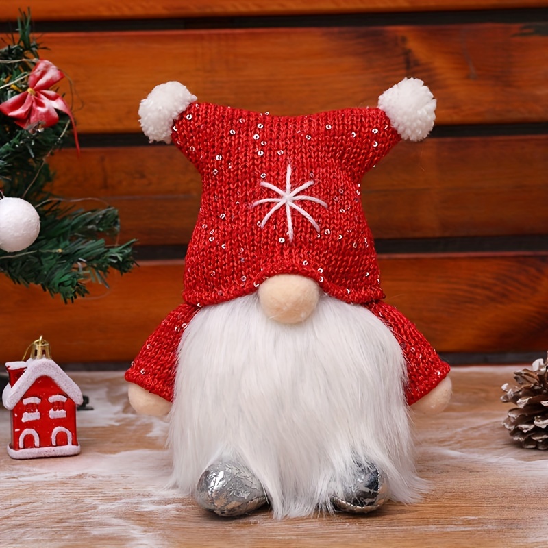 Christmas Indoor Decorations Glowing Faceless Doll Ornaments - Temu