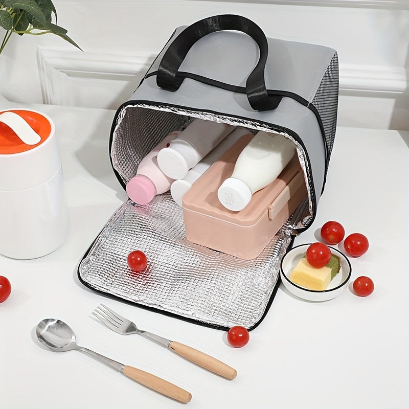 Insulated Lunch Bag Reusable Thickened Cationic Aluminum - Temu