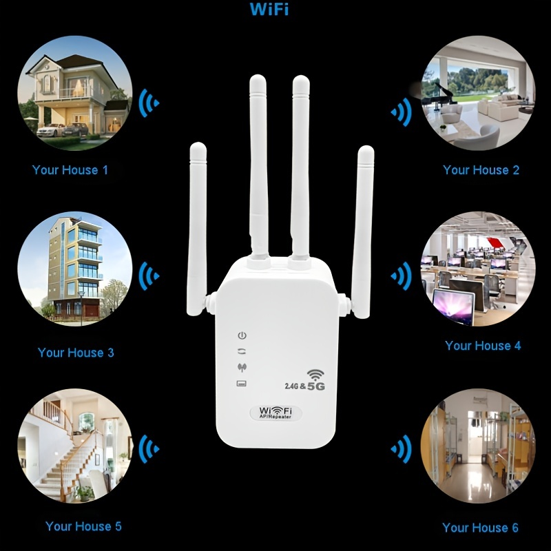 1200mbps wifi repeater wifi extender amplifier wifi booster wi fi signal 802 11n long range wireless wi fi repeater access point details 5