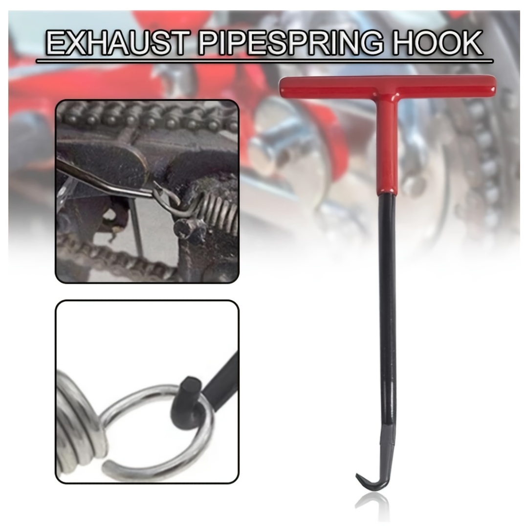 motorcycle t-handle exhaust spring hook easy